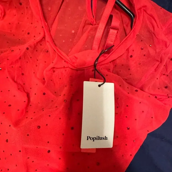 Shapewear Heat-Set Crystal Mesh Long-Sleeve Slimming Bodysuit NWT - Picture 6 of 8